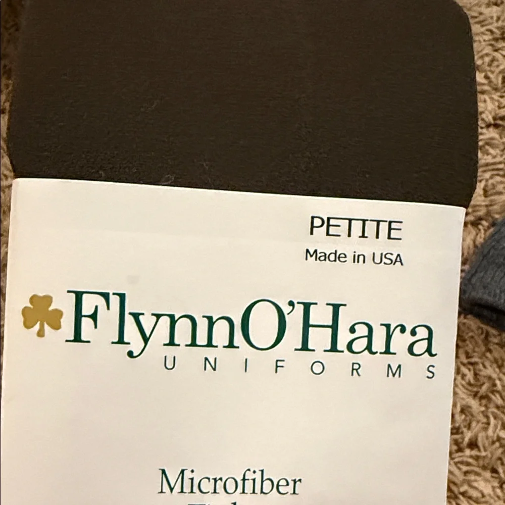 Women's Black Microfiber Tights - Picture 3 of 3